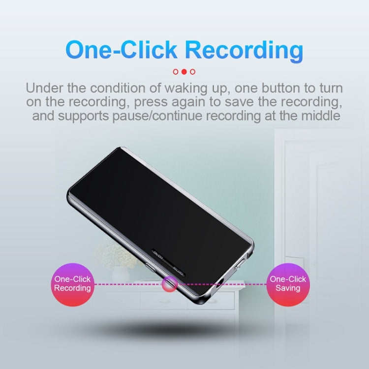 M13 High-Definition Noise Reduction Recorder Music MP4 Player, Support Recording / E-Book / TF Card With Bluetooth (Black), Capacity: 8GB - MP4 Player by PMC Jewellery | Online Shopping South Africa | PMC Jewellery | Buy Now Pay Later Mobicred