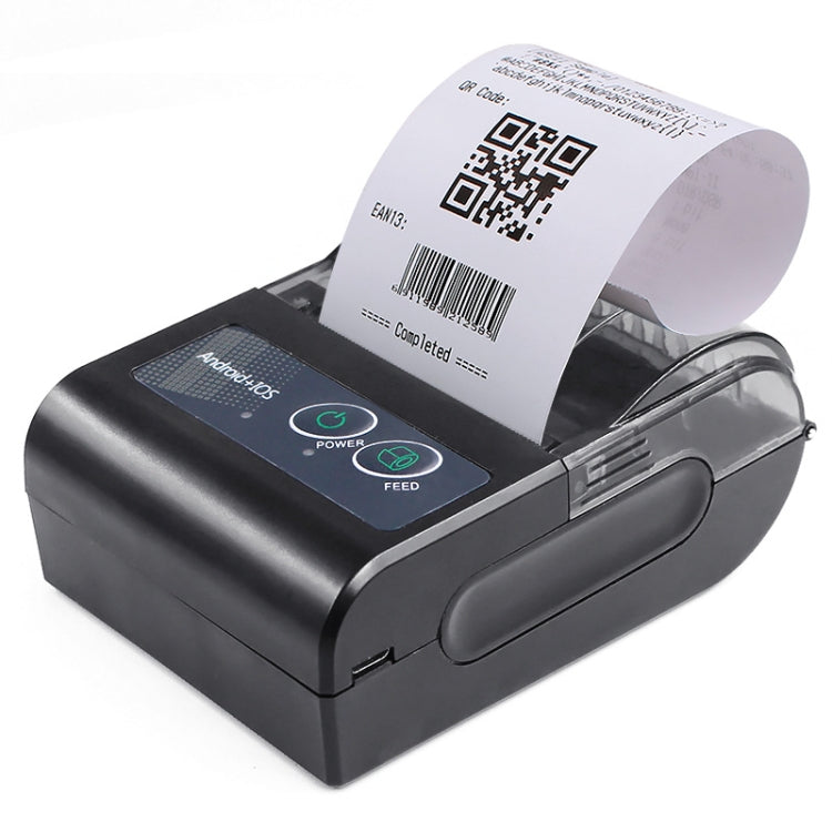 58HB6 Portable Bluetooth Thermal Printer Label Takeaway Receipt Machine, Supports Multi-Language & Symbol/Picture Printing, Model: UK Plug (English) - Printer by PMC Jewellery | Online Shopping South Africa | PMC Jewellery | Buy Now Pay Later Mobicred