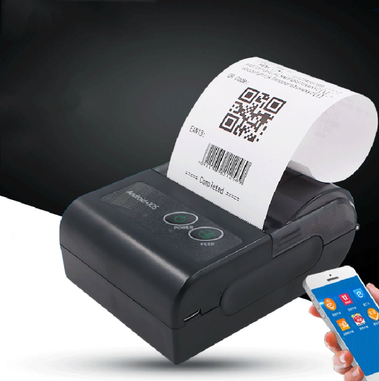 58HB6 Portable Bluetooth Thermal Printer Label Takeaway Receipt Machine, Supports Multi-Language & Symbol/Picture Printing, Model: UK Plug (English) - Printer by PMC Jewellery | Online Shopping South Africa | PMC Jewellery | Buy Now Pay Later Mobicred