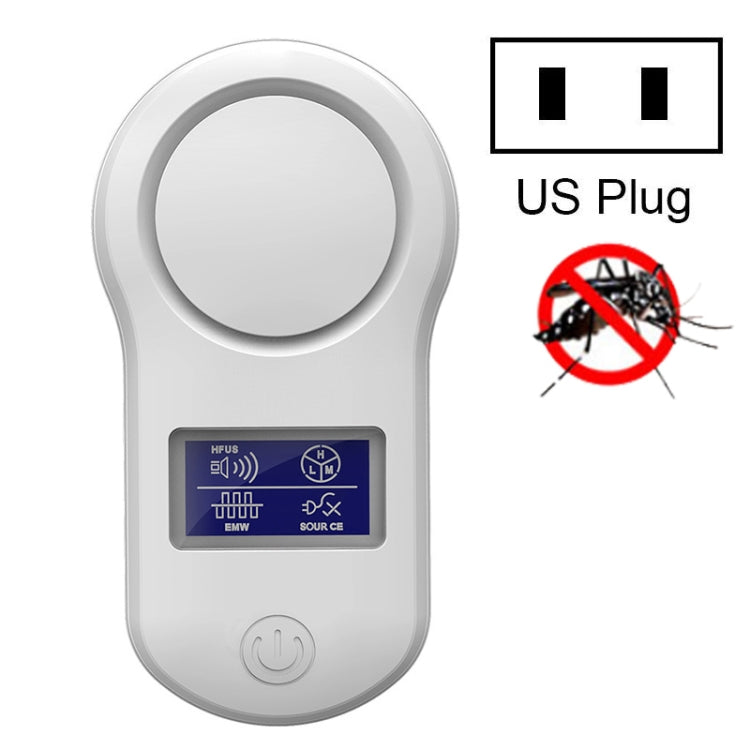 BG-305 Display Ultrasonic Insect Repellent, Product specifications: US Plug(White) - Repellents by PMC TechLife | Online Shopping South Africa | PMC TechLife | Buy Now Pay Later Mobicred