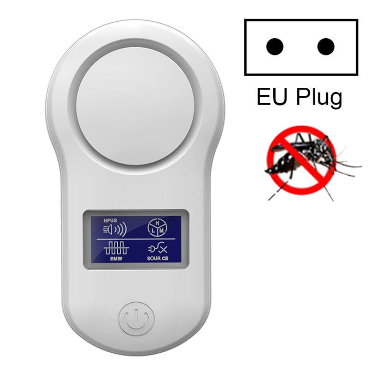 BG-305 Display Ultrasonic Insect Repellent, Product specifications: EU Plug(White) - Repellents by PMC TechLife | Online Shopping South Africa | PMC TechLife | Buy Now Pay Later Mobicred