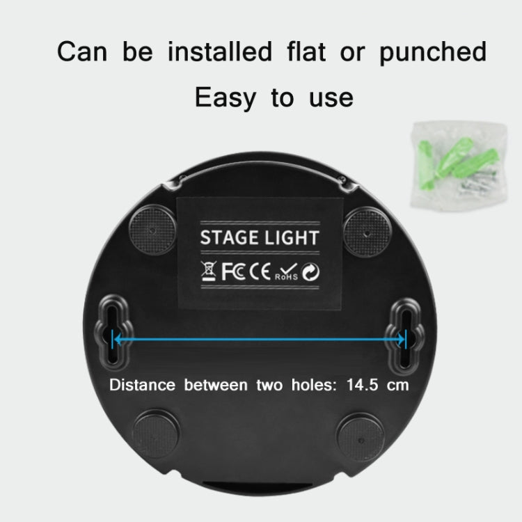 10W Mini Laser Light Magic Ball Projector Light Sound Control Flash Stage Light(AU Plug) - Stage Lighting by PMc TechLife | Online Shopping South Africa | PMc TechLife | Buy Now Pay Later Mobicred