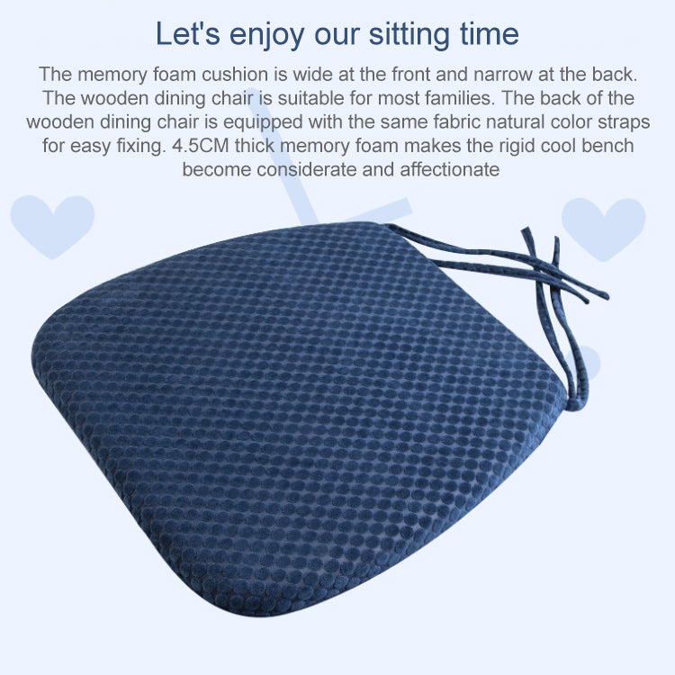 Memory Foam Thicken Stool Cushion Sofa Window Sill Bay Window Seat Cushion, Colour: Dot Bandage (Camel) - free shipping - PMC Jewellery - Order now!