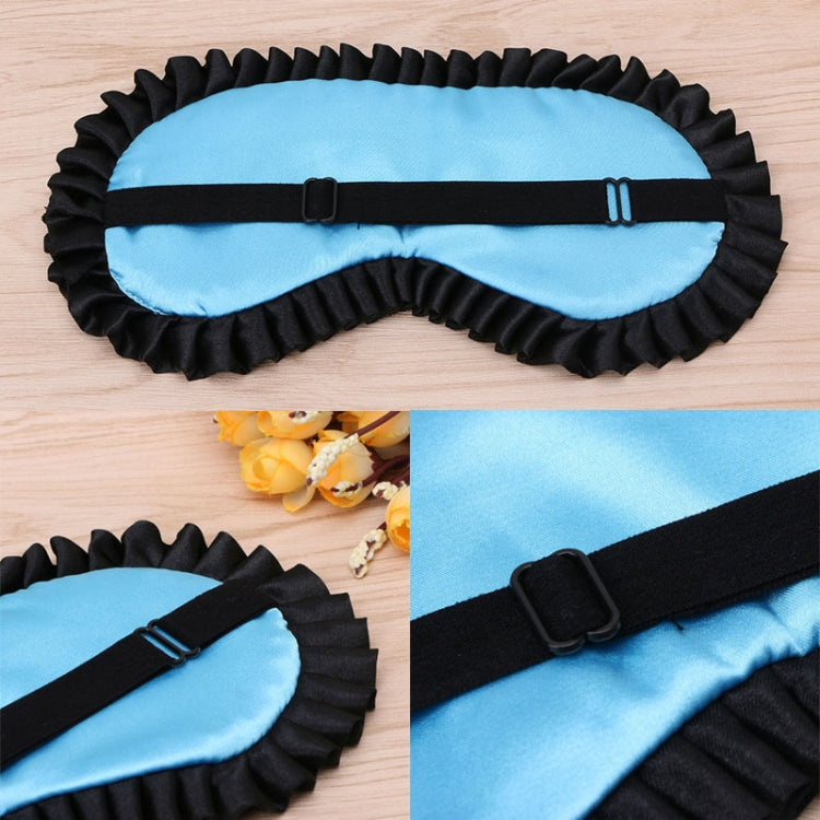 Comfortable Imitation Silk Satin Personalized Travel Sleep Mask Eye Cover(Beige) - free shipping - PMC TechLife - Order now!