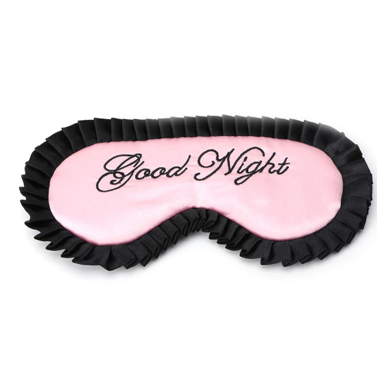 Comfortable Imitation Silk Satin Personalized Travel Sleep Mask Eye Cover(Pink) - free shipping - PMC TechLife - Order now!