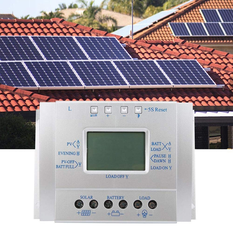 L60  12V/24V 60A Solar Controller Power Voltage Current LCD Display Solar Charge Controller - Others by PMC Jewellery | Online Shopping South Africa | PMC Jewellery | Buy Now Pay Later Mobicred