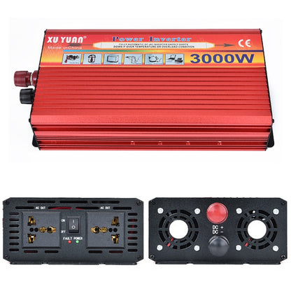 XUYUAN 3000W Car Inverter Car Home Power Converter, Specification: 24V to 110V -  by XUYUAN | Online Shopping South Africa | PMC Jewellery | Buy Now Pay Later Mobicred