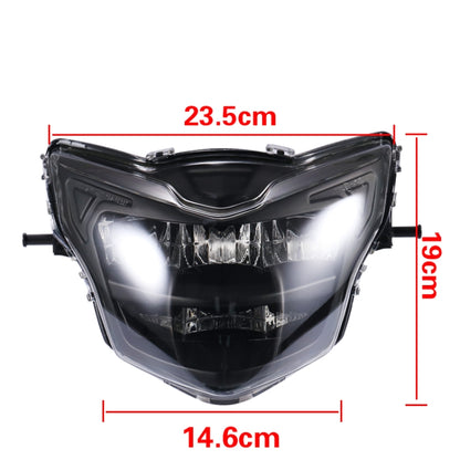 Motorcycle LED Retro Headlights LED Far Near Beam Lights For Yamaha LC135 V2-V6(Transparent Glass) - Headlights by PMC Jewellery | Online Shopping South Africa | PMC Jewellery | Buy Now Pay Later Mobicred