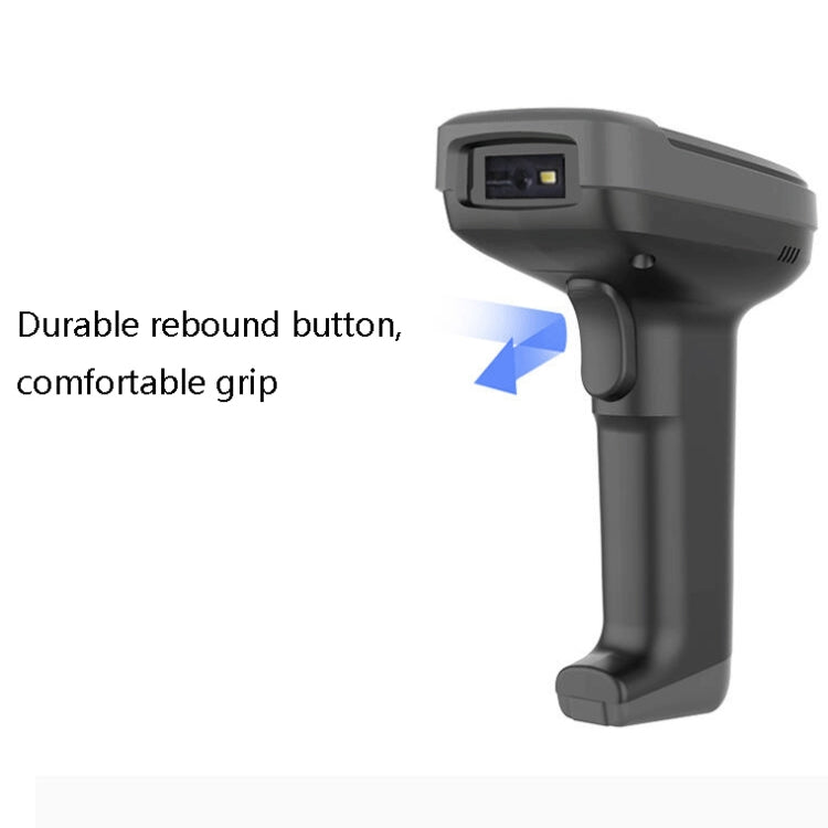 Deli 14952 Supermarket Cashier One-Dimensional QR Code Scanning Gun, Model: Black Wireless - free shipping - PMC Jewellery - Order now!