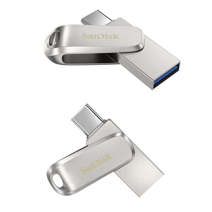 SanDisk Type-C + USB 3.1 Interface OTG High Speed Computer Phone U Disk, Colour: SDDDC4 Silver Metal Shell, Capacity: 256GB - USB Flash Drives by SanDisk | Online Shopping South Africa | PMC Jewellery | Buy Now Pay Later Mobicred