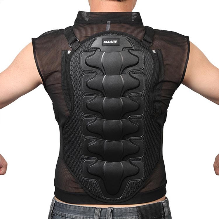 SULAITE GT-032 Motorcycle Racing Sleeveless Riding Protective Clothing, Specification: XXXL(Black) - Protective Gear by SULAITE | Online Shopping South Africa | PMC TechLife | Buy Now Pay Later Mobicred