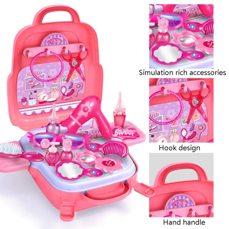 Educational Toys Children Simulation Pretend Play House Toys Kit Backpack(Dressing) - Pretend Play Toys by PMC Jewellery | Online Shopping South Africa | PMC Jewellery