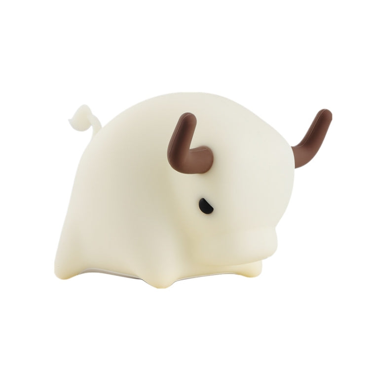 BD-NL-11 Cow Silicone Lamp USB Dimming Night Light Children Bedside Timing Sleeping Light(Yellow Light) - Night Lights by PMc TechLife | Online Shopping South Africa | PMc TechLife | Buy Now Pay Later Mobicred