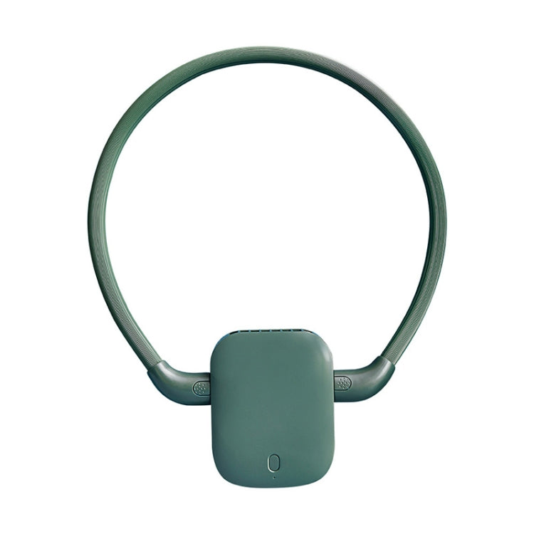 G1 USB Portable Sports Hanging Neck Fan(Dark Green) - Electric Fans by PMC Jewellery | Online Shopping South Africa | PMC Jewellery | Buy Now Pay Later Mobicred