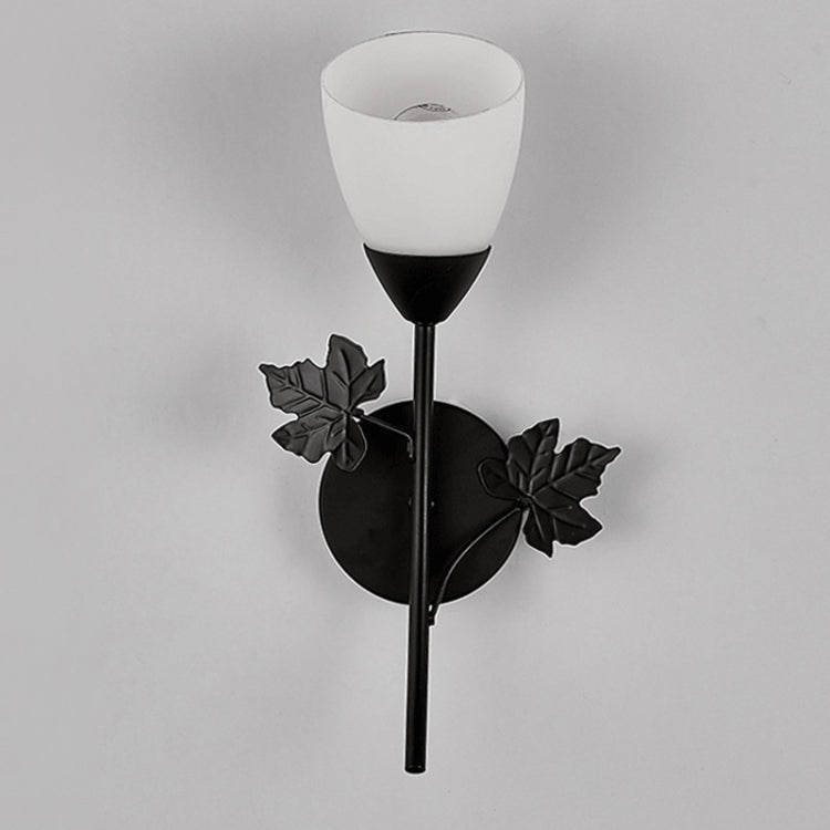 6014 Iron Wall Lights LED Bedroom Bedside Lights Postmodern Corridor Trump Light Hotel Restaurant Lighting, Power source: Without Light Bulb( Black Single Head) - free shipping - PMc TechLife - Order now!