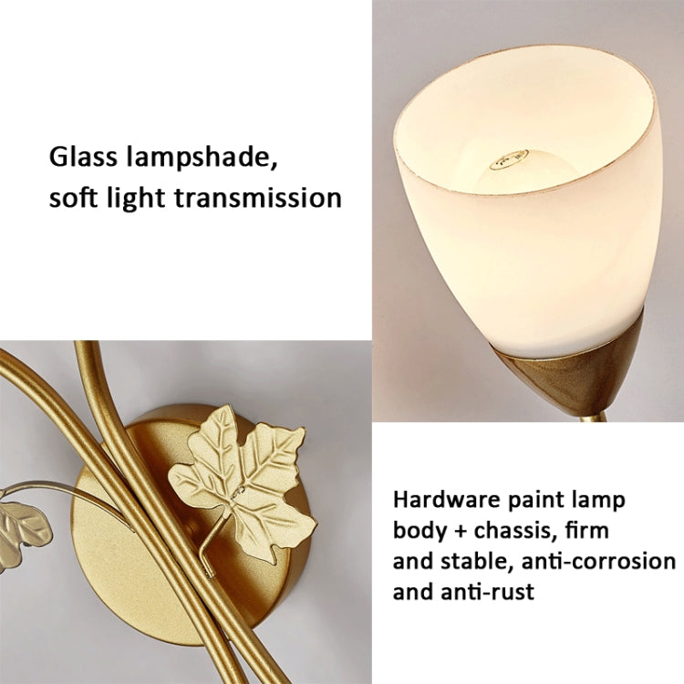 6014 Iron Wall Lights LED Bedroom Bedside Lights Postmodern Corridor Trump Light Hotel Restaurant Lighting, Power source: 5W White Light( Black Single Head) - Wall Lamps by PMc TechLife | Online Shopping South Africa | PMc TechLife | Buy Now Pay Later Mobicred