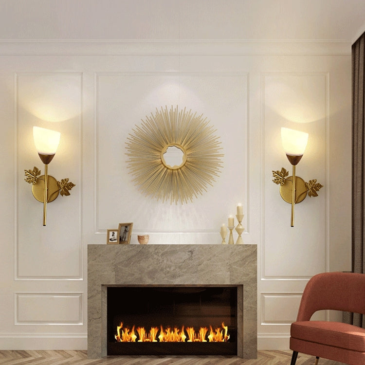 6014 Iron Wall Lights LED Bedroom Bedside Lights Postmodern Corridor Trump Light Hotel Restaurant Lighting, Power source:  12W White Light( Black Single Head) - Wall Lamps by PMc TechLife | Online Shopping South Africa | PMc TechLife | Buy Now Pay Later Mobicred