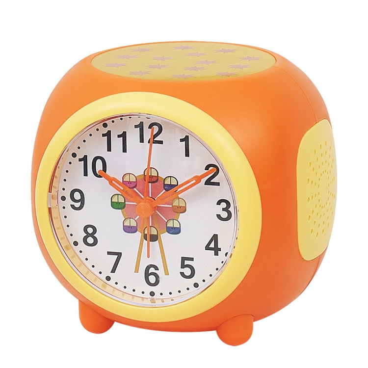 Children Romantic Starry Sky Projection Music Pointer Alarm Clock(Orange) - Novelty Clock by PMc TechLife | Online Shopping South Africa | PMc TechLife | Buy Now Pay Later Mobicred