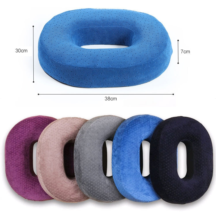Slow Resilience Memory Foam Office Hip Pad After Hemorrhoids Operation Cushion(Deep Purple) - free shipping - PMC TechLife - Order now!