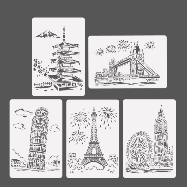 4 Big Ben Construction Series Painting Template Theme City A4 Label Template - Art Supplies by PMC TechLife | Online Shopping South Africa | PMC TechLife | Buy Now Pay Later Mobicred