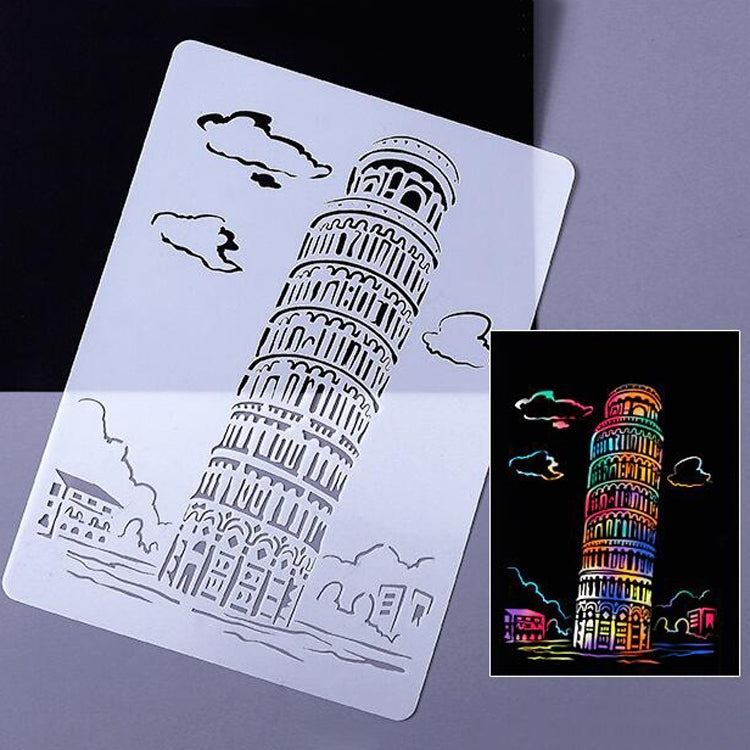 7 Castle Construction Series Painting Template Theme City A4 Label Template - Art Supplies by PMC TechLife | Online Shopping South Africa | PMC TechLife | Buy Now Pay Later Mobicred