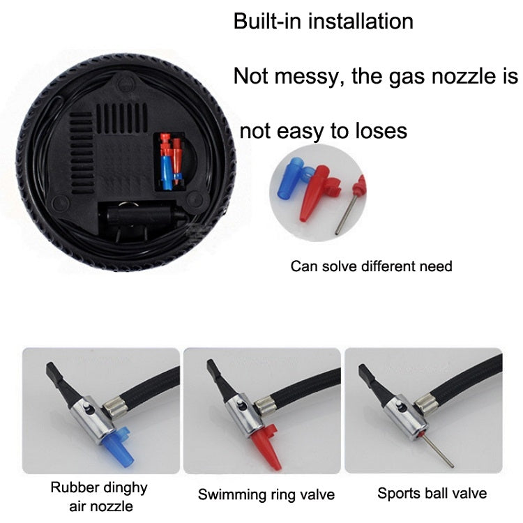 DC12V 12A Car Portable Air Pump Electric Car Tire Pump, Specification： 25-cylinder Tire Inflatable Pump - Inflatable Pump by PMC Jewellery | Online Shopping South Africa | PMC Jewellery