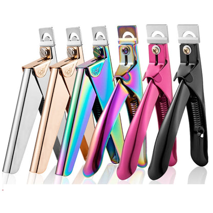 Nail Word Cut French U-Shaped Cut Fake Nail Cut Stainless Steel Nail Knife, Color Classification: Golden - Nail Clipper by PMC Jewellery | Online Shopping South Africa | PMC Jewellery | Buy Now Pay Later Mobicred