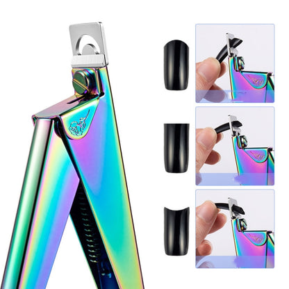 Nail Word Cut French U-Shaped Cut Fake Nail Cut Stainless Steel Nail Knife, Color Classification: Electrophoretic Black - Nail Clipper by PMC Jewellery | Online Shopping South Africa | PMC Jewellery | Buy Now Pay Later Mobicred