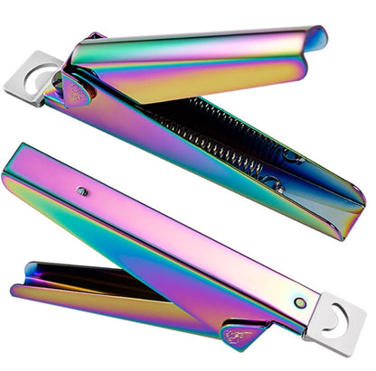 Nail Word Cut French U-Shaped Cut Fake Nail Cut Stainless Steel Nail Knife, Color Classification: Colorful Titanium 2 - Nail Clipper by PMC Jewellery | Online Shopping South Africa | PMC Jewellery | Buy Now Pay Later Mobicred