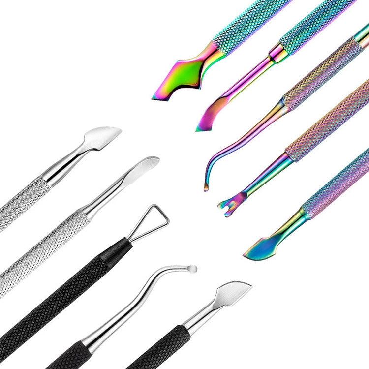 FABIYAN Stainless Steel Dead Skin Shear Steel Push Nail Art Tool Set, Specification: Set 1 - Nail Clipper by PMC Jewellery | Online Shopping South Africa | PMC Jewellery | Buy Now Pay Later Mobicred