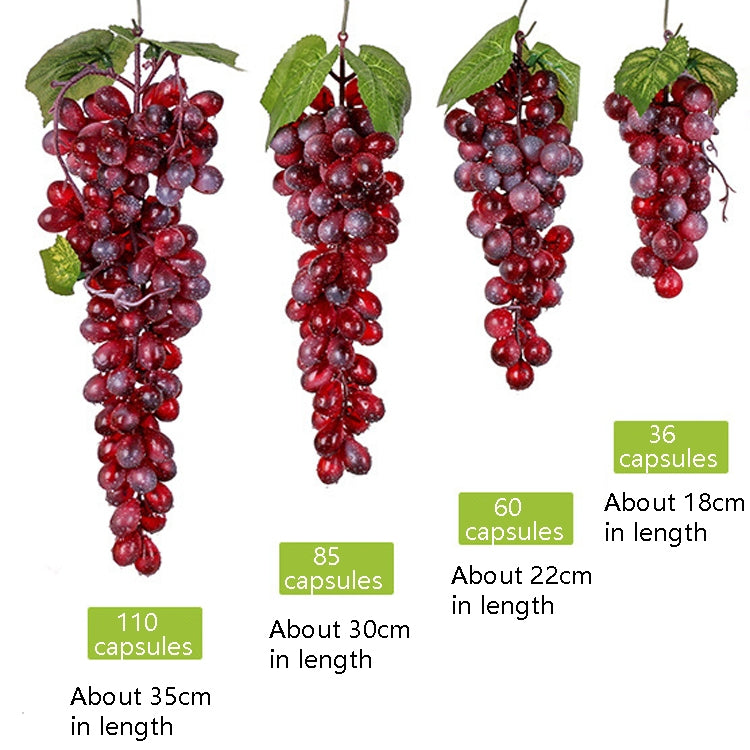 4 Bunches 60 Granules Agate Grapes Simulation Fruit Simulation Grapes PVC with Cream Grape Shoot Props - free shipping - PMC TechLife - Order now!