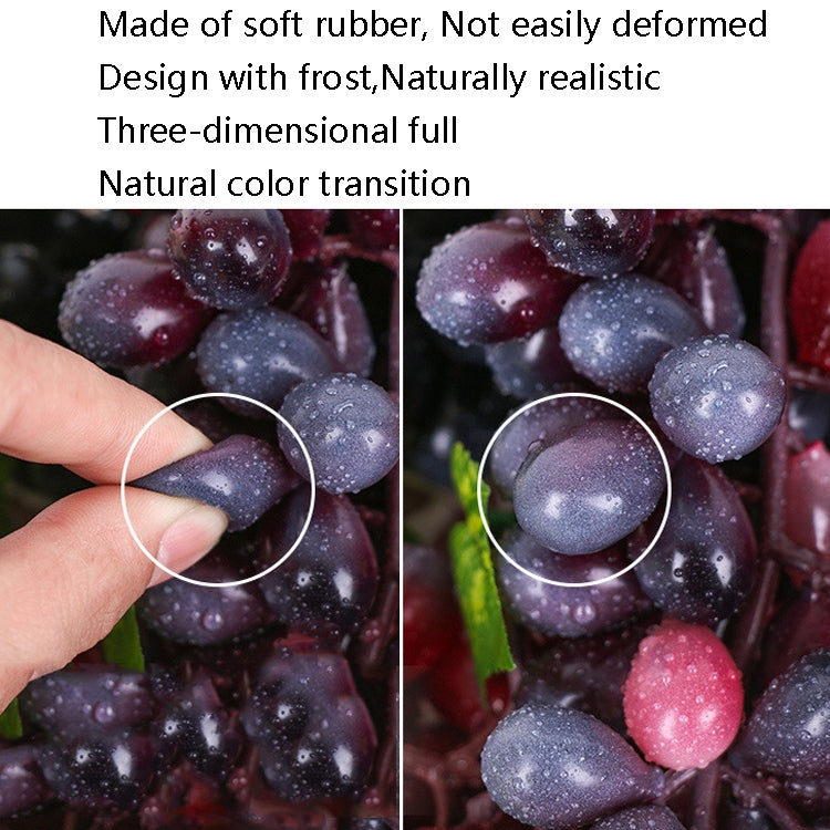 2 Bunches 110 Red Grapes Simulation Fruit Simulation Grapes PVC with Cream Grape Shoot Props - free shipping - PMC TechLife - Order now!