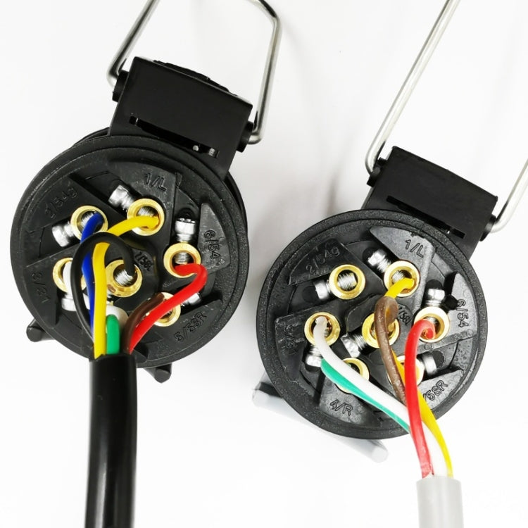 VC1014 13P Transfer Double 7P Trailer Connector Cable Car Plug Socket Conversion Plug EU Plug - Terminal connectors by PMC TechLife | Online Shopping South Africa | PMC TechLife | Buy Now Pay Later Mobicred