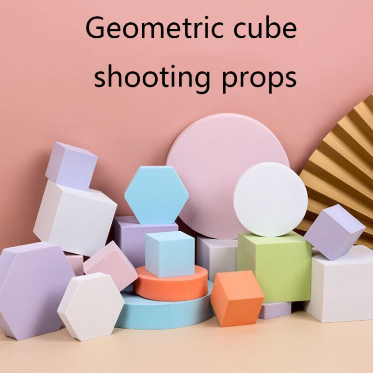 8 PCS Geometric Cube Photo Props Decorative Ornaments Photography Platform, Colour: Large Light Pink Rectangular - free shipping - PMC TechLife - Order now!