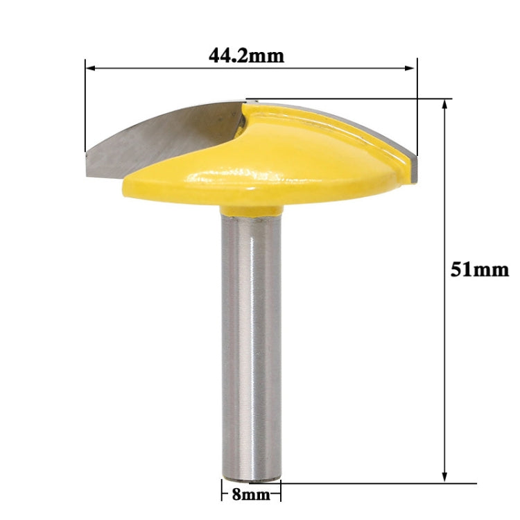 8-Handle Thin Flat-Bottomed Cutter Woodworking Milling Cutter - Others by PMC TechLife | Online Shopping South Africa | PMC TechLife