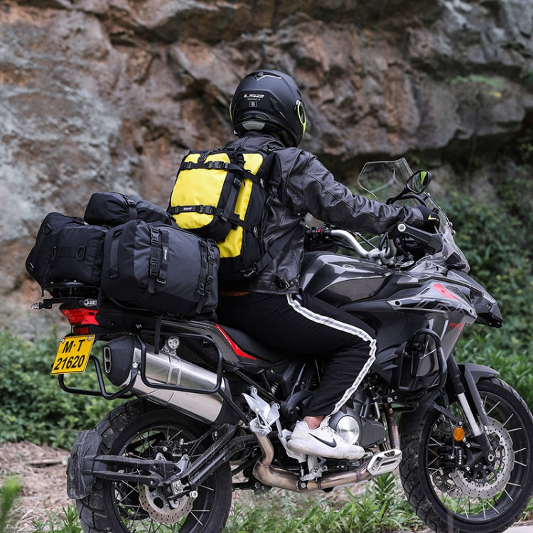 Rhinowalk Multi-Function Motorcycle Rear Seat Bag Combination Rear Shelf Pannier, Colour: Yellow 10L - free shipping - PMC TechLife - Order now!