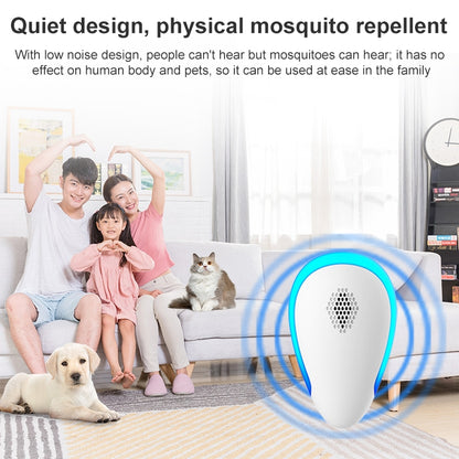 Dual-frequency Ultrasonic Mosquito Repellent Household Insect Repellent for Pregnant Women and Children, Product specifications: UK Plug(White) - Repellents by PMC Jewellery | Online Shopping South Africa | PMC Jewellery | Buy Now Pay Later Mobicred