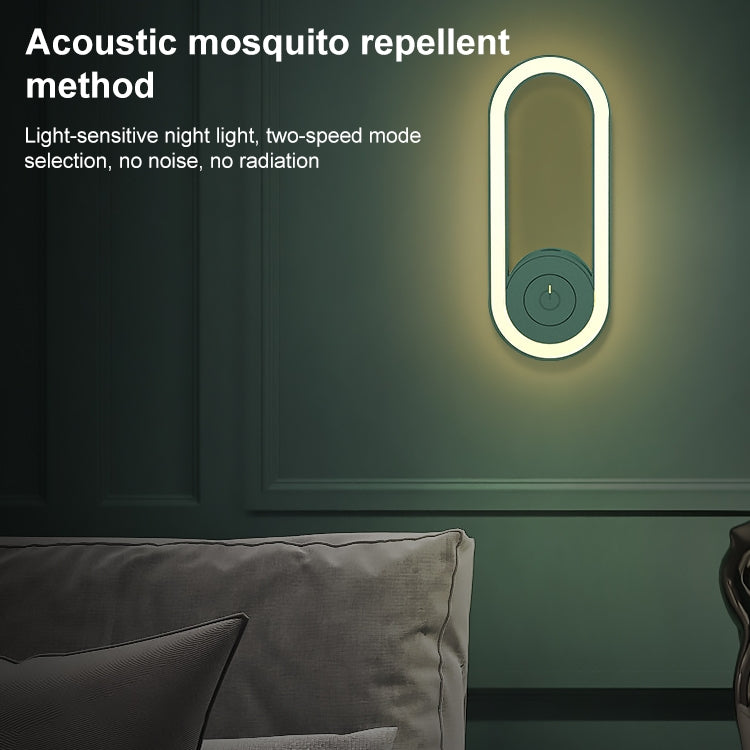 TS-06-13 Ultrasonic Mosquito Repellent Electronic Night Light Mosquito Repellent US Plug(White) - Repellents by PMC Jewellery | Online Shopping South Africa | PMC Jewellery | Buy Now Pay Later Mobicred