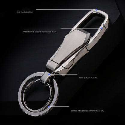 JOBON ZB-8780 Multi-Function Keychain Man Portable Mobile Phone Bracket Metal Waist Car Keychain(Silver) - Key Rings by JOBON | Online Shopping South Africa | PMC Jewellery | Buy Now Pay Later Mobicred