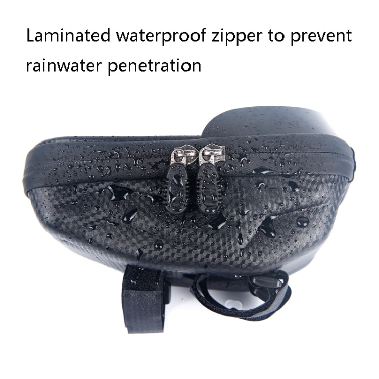 B22 Bicycle EVA Hard Shell Handlebar Bag Touch Screen Waterproof Mobile Phone Bag(Black) - Bicycle Bags by PMC TechLife | Online Shopping South Africa | PMC TechLife | Buy Now Pay Later Mobicred