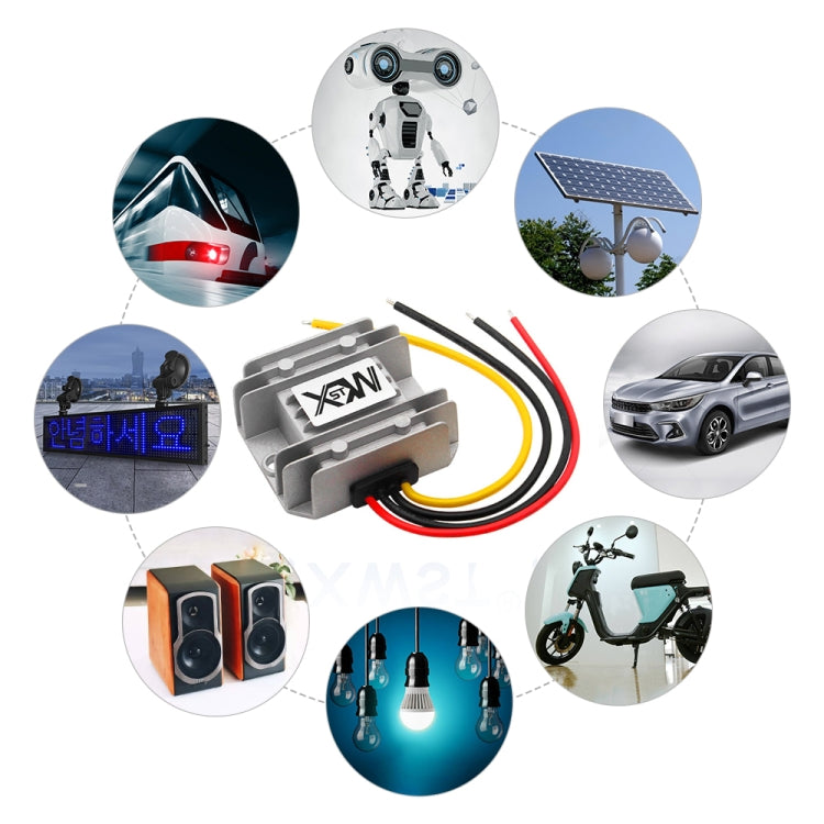 XWST DC 12/24V To 5V Converter Step-Down Vehicle Power Module, Specification: 12V To 5V 5A Small Aluminum Shell -  by PMC Jewellery | Online Shopping South Africa | PMC Jewellery | Buy Now Pay Later Mobicred