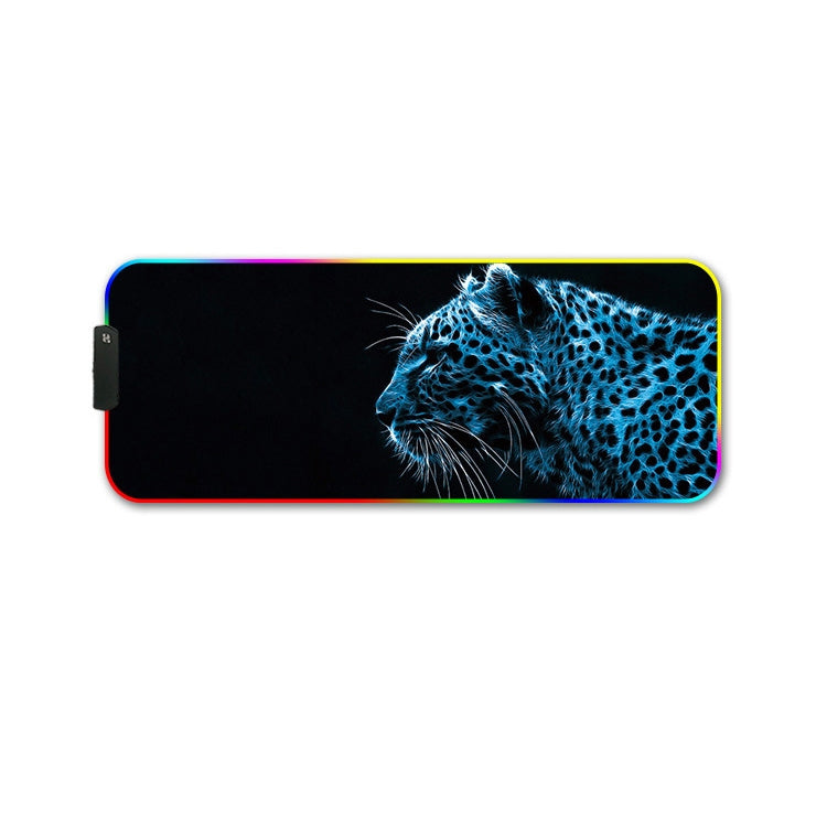 250x350x3mm F-01 Rubber Thermal Transfer RGB Luminous Non-Slip Mouse Pad(Ice Lend) - Mouse Pads by PMC Jewellery | Online Shopping South Africa | PMC Jewellery | Buy Now Pay Later Mobicred