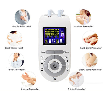 100B 12-mode Digital Meridian Physiotherapy Instrument Electronic Acupoint Pulse Acupuncture Massager, Specification: Battery Type(White) - Massage & Relaxation by PMC Jewellery | Online Shopping South Africa | PMC Jewellery