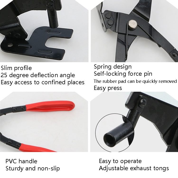 Car Exhaust Pipe Rubber Pad Removal Pliers - Hand Tool Sets by PMC Jewellery | Online Shopping South Africa | PMC Jewellery