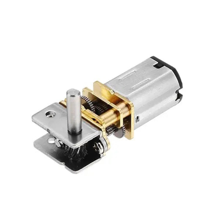 GW12N20 Worm Gear Low Speed Motor Ultra Mini Gear Power-Off Self-Locking Motor For Smart Car Robot(6V 100RPM) - Motor Module by PMC Jewellery | Online Shopping South Africa | PMC Jewellery | Buy Now Pay Later Mobicred