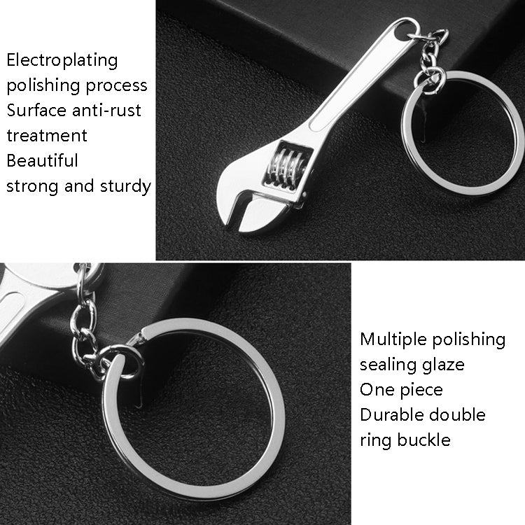 10 PCS Tool Metal Keychain Car Key Ring Pendant, Colour: H-556 Shovel - Key Rings by PMC Jewellery | Online Shopping South Africa | PMC Jewellery | Buy Now Pay Later Mobicred