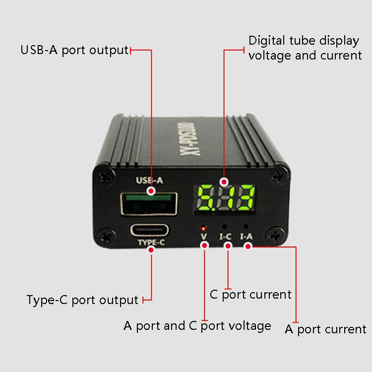 PDS100 QC4.0 PD3.0 Type-C DC 12-28V 100W Step Down Mobile Phone Quick Charger Module for Huawei SCP/FCP iOS PD - Other Accessories by PMC Jewellery | Online Shopping South Africa | PMC Jewellery | Buy Now Pay Later Mobicred