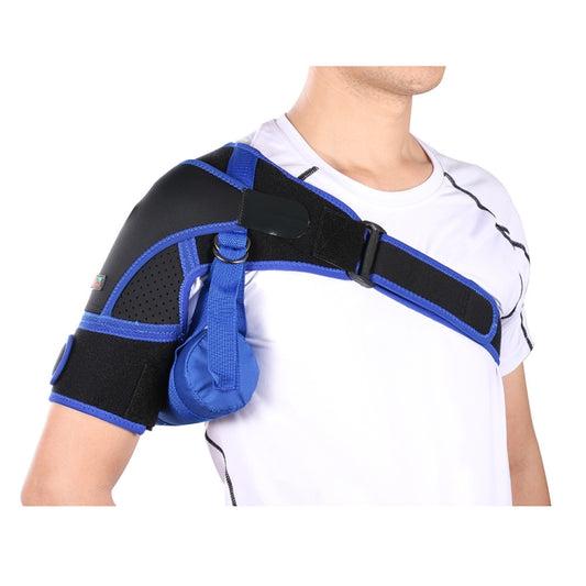 G06 Four-Direction Adjustable Pressure And Breathable Shoulder Pad Sports Protective Gear，Style: Airbag Version M (Black Blue) - Sports Safety by PMC Jewellery | Online Shopping South Africa | PMC Jewellery | Buy Now Pay Later Mobicred