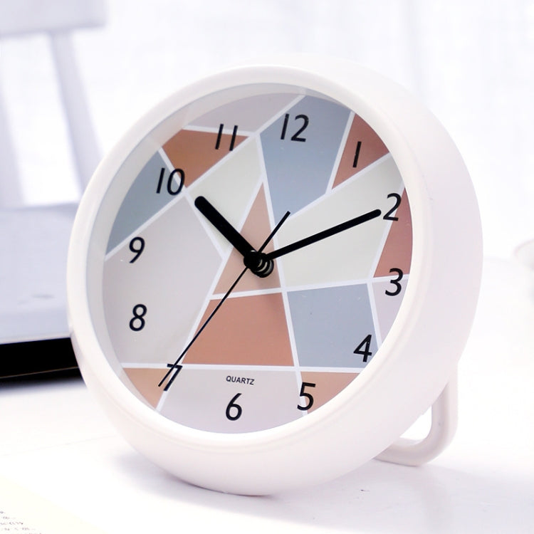 Round Waterproof Wall Clock Kitchen And Bathroom Desktop Clock Ornaments(White) - Wall Clock by PMc TechLife | Online Shopping South Africa | PMc TechLife | Buy Now Pay Later Mobicred