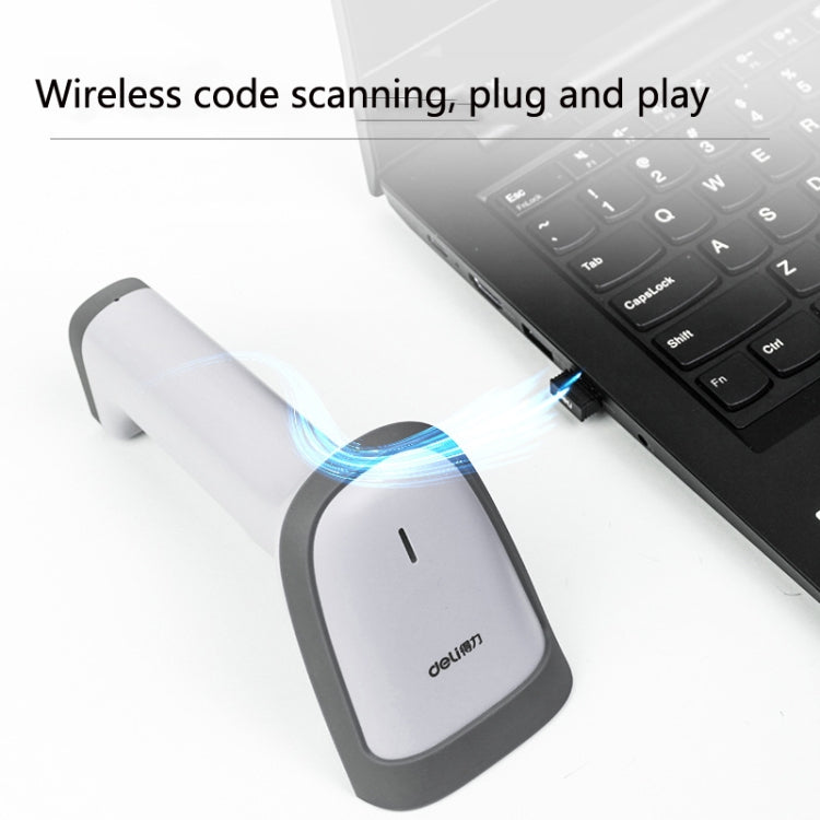 Deli 14881S Handheld Scanner Supermarket Express Single Wireless Scanner(Black) - free shipping - PMC Jewellery - Order now!